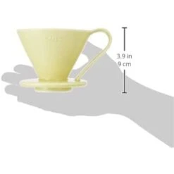 Pour Over Coffee Maker By Sanyo Sangyo: Porcelain Ceramic 1-to-4 Cup Dripper In 5 Beautiful Colors | Unique Drip Coffee Brewer For Fresh Filter Coffee–Elegant Smart Design: Better Brewing (Yellow) 16 Pour Over Coffee Maker By Sanyo Sangyo: Porcelain Ceramic 1-to-4 Cup Dripper In 5 Beautiful Colors | Unique Drip Coffee Brewer For Fresh Filter Coffee–Elegant Smart Design: Better Brewing (Yellow) -Small Appliance Store 21LpYARKOmL. AC US1000