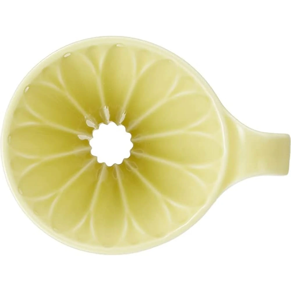 Pour Over Coffee Maker By Sanyo Sangyo: Porcelain Ceramic 1-to-4 Cup Dripper In 5 Beautiful Colors | Unique Drip Coffee Brewer For Fresh Filter Coffee–Elegant Smart Design: Better Brewing (Yellow) 7 Pour Over Coffee Maker By Sanyo Sangyo: Porcelain Ceramic 1-to-4 Cup Dripper In 5 Beautiful Colors | Unique Drip Coffee Brewer For Fresh Filter Coffee–Elegant Smart Design: Better Brewing (Yellow) - Image 5