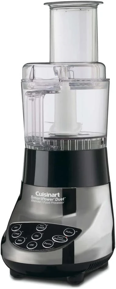Cuisinart BFP-703BC Smart Power Duet Blender/Food Processor, Brushed Chrome, 3 Cup, Count Of 6 4 Cuisinart BFP-703BC Smart Power Duet Blender/Food Processor, Brushed Chrome, 3 Cup, Count Of 6 - Image 2