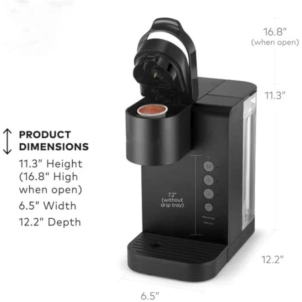 Liunz Black, Single Serve Coffee Maker 5 Liunz Black, Single Serve Coffee Maker - Image 3