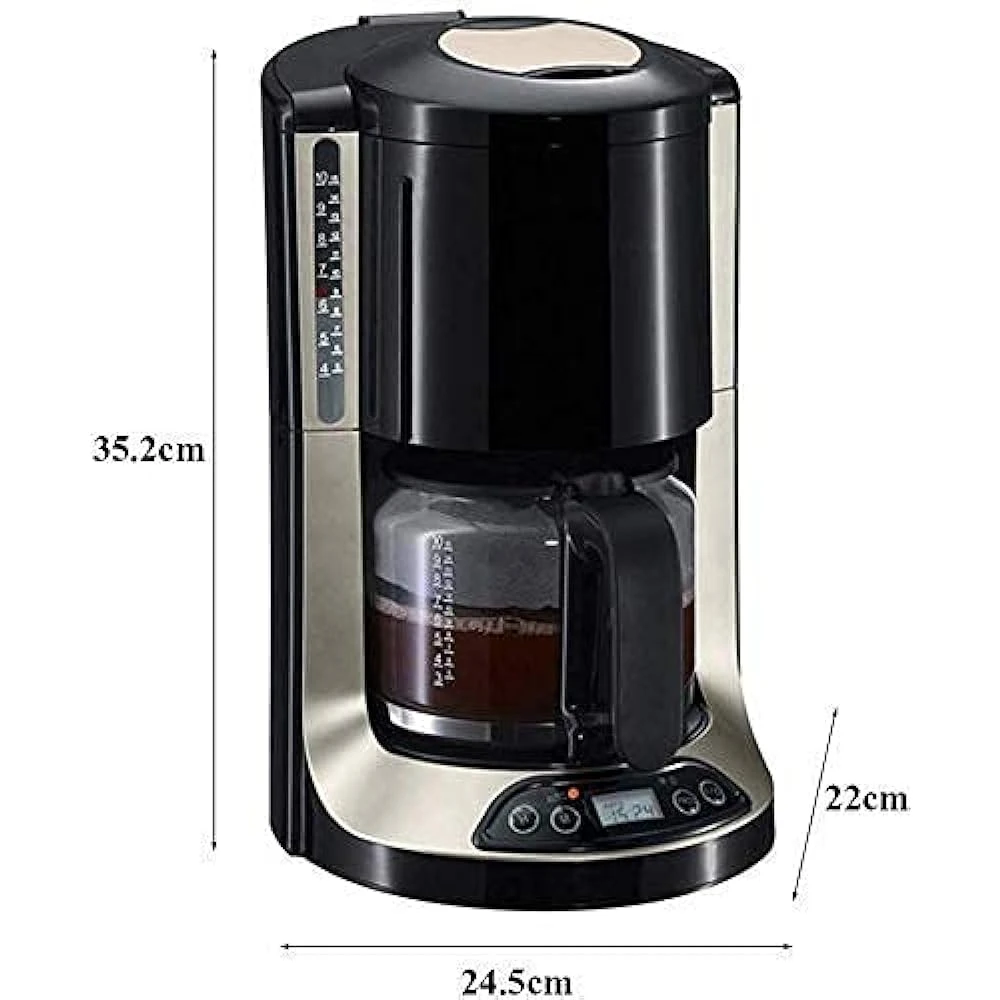 XiVue Coffee Maker, Filter Coffee Machine 10 Cup Programmable Coffee Makers With Timer Keep Warm Auto Off Function Anti Drip System, Permanent Reusable Filter 1.25 L 9 XiVue Coffee Maker, Filter Coffee Machine 10 Cup Programmable Coffee Makers With Timer Keep Warm Auto Off Function Anti Drip System, Permanent Reusable Filter 1.25 L - Image 7