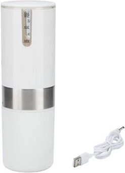 A Sixx Coffee Machine, Fully-Automatic One Button Operation Coffee Capsule Machine Portable Mini USB Electric Coffee Maker Handheld Coffee Machine For Home Travel, White