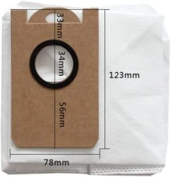 10 Pcs Leakproof Dedicated Large Capacity Dust Bags For Proscenic M7 MAX M7 PRO M8 For Kyvol Cybovac S31, For Uoni V980 Plus Q6, For Neabot NoMo N1+, N1 Plus, N2 Robot Vacuum Cleaner -Small Appliance Store 41MdJsN8L. AC SL1001