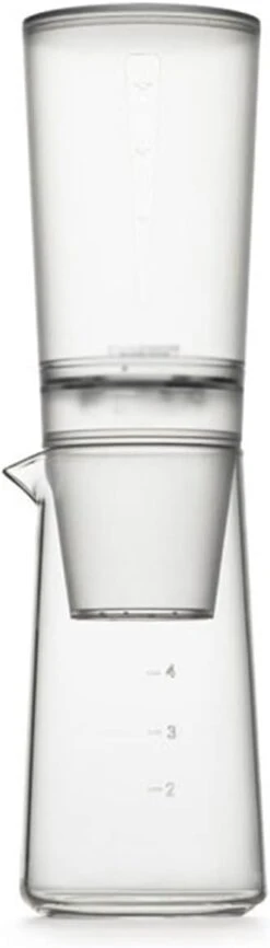 TAPHET Coffee Machine Coffee Pot Coffee Maker Ice Drip Coffee Pot Drip Filter Type Ice Brewing Coffee Machine Cold Extraction Pot Ice Drip Pot Coffee Appliance (Color : Transparent)