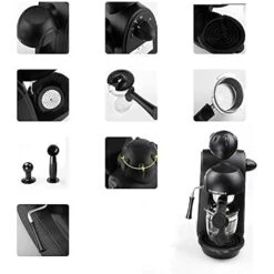 XiVue Filter Coffee Machine Espresso Machine 3.5 Bar 4 Cup Espresso Maker Cappuccino Machine With Steam Milk Frother And Carafe -Small Appliance Store 41bhu 504gS. AC US1000