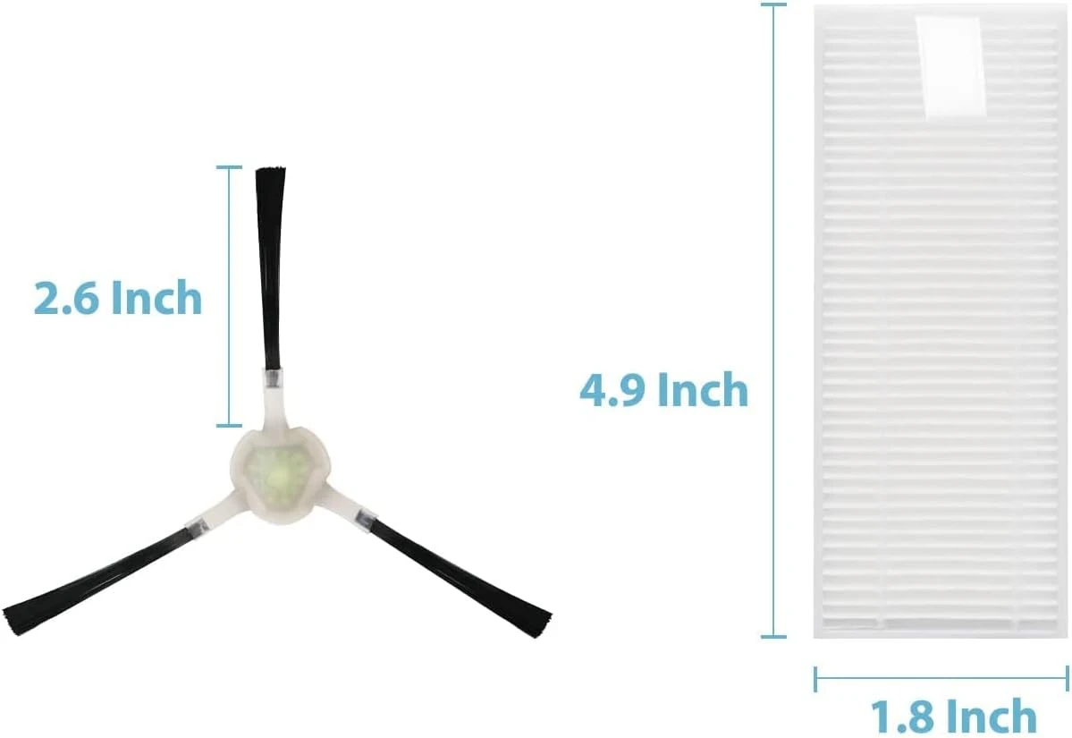 JJ Neumann Replacement Parts Accessories Compatible With Lefant M210 M210S M210B M213 Robot Vacuum Cleaner, OKP Life K2 K3 K3A K4 K5 Robot Vacuum Cleaner 10 Brushes And 6 Hepa Filters 8 JJ Neumann Replacement Parts Accessories Compatible With Lefant M210 M210S M210B M213 Robot Vacuum Cleaner, OKP Life K2 K3 K3A K4 K5 Robot Vacuum Cleaner 10 Brushes And 6 Hepa Filters - Image 6