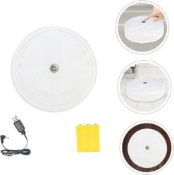 Garneck 1 Set Sweeping Robot Mini Robot Vacuum Cleaners Kids Cleaning Toddler Vacuum Cleaner Kids Vacuum Vaccum For Kids Abs Plastic White Hair Cleaner Automatic Dust Cleaner Pet 12 Garneck 1 Set Sweeping Robot Mini Robot Vacuum Cleaners Kids Cleaning Toddler Vacuum Cleaner Kids Vacuum Vaccum For Kids Abs Plastic White Hair Cleaner Automatic Dust Cleaner Pet -Small Appliance Store 51 ZsLMWAaL. AC SL1244