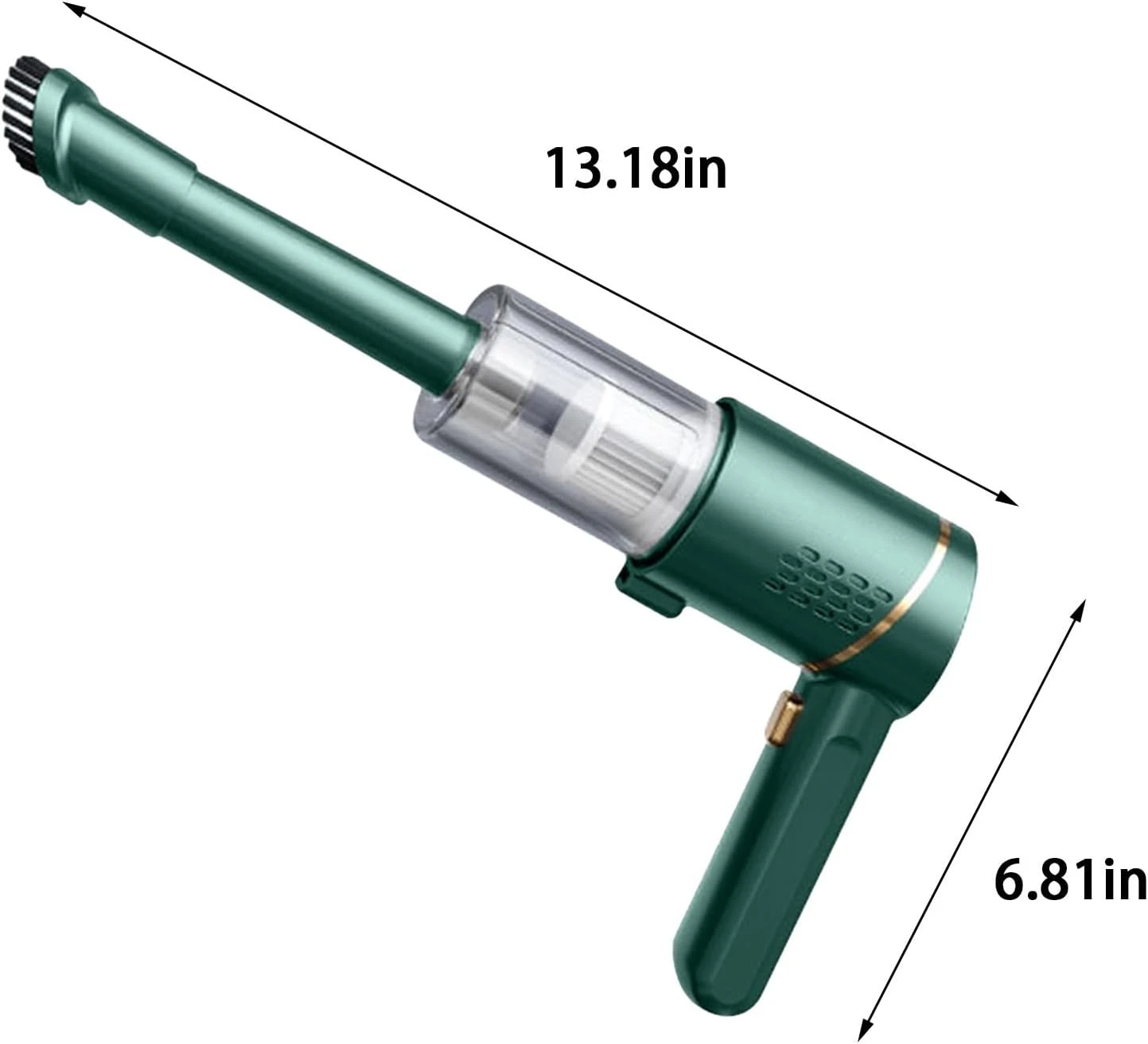MORESEC Car Portable Handheld Small Vacuum Cleaner Wireless Home Car Dual-Use Rechargeable High-Power Powerful Vacuum Cleaner, Extended Suction Nozzle, One Button To Open 6 MORESEC Car Portable Handheld Small Vacuum Cleaner Wireless Home Car Dual-Use Rechargeable High-Power Powerful Vacuum Cleaner, Extended Suction Nozzle, One Button To Open - Image 4