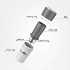 TOPINCN Coffee Maker Outdoor Coffee Pot Machine Cold Brew Travel Drip Filter Coffee Machine For Portable Hand Pour 450Ml Coffee Machines (Hoary) -Small Appliance Store 513Cuv2wxLL. AC SL1500