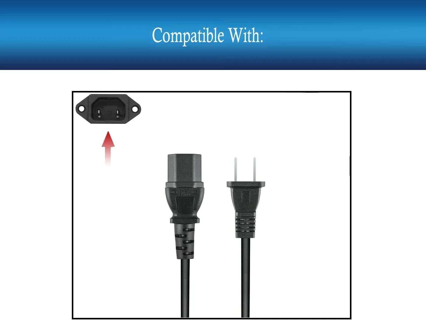 UpBright AC IN Power Cord Cable Compatible With IRobot Roomba I1+ I3+ I4+ I6+ I7+ I8+ Plus WiFi Robot Vacuum Wi-Fi Connected Robot Dirt Disposal Y558 I8550 I855020 RVB-Y2 I1552 I3550 I4552 I6550 I7550 5 UpBright AC IN Power Cord Cable Compatible With IRobot Roomba I1+ I3+ I4+ I6+ I7+ I8+ Plus WiFi Robot Vacuum Wi-Fi Connected Robot Dirt Disposal Y558 I8550 I855020 RVB-Y2 I1552 I3550 I4552 I6550 I7550 - Image 3