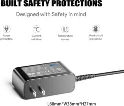 KFD 26V AC Adapter Charger For TINECO A10 A11 Master Dash Hero, IFLOOR S3 Series, Floor ONE S3 S5, Pure ONE X Series Smart Wet Dry Cordless Vacuum Cleaner Power Cord Supply YLS0241A-T260080 -Small Appliance Store 516bQ2iAILL. AC SL1000