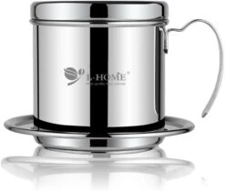 Coffee Maker Pot, Stainless Steel Vietnamese Coffee Drip Filter Maker Single Cup Coffee Drip Brewer - Portable For Home Kitchen Office Outdoor Use - Best Gift Choice For Baristas And Coffee Lovers