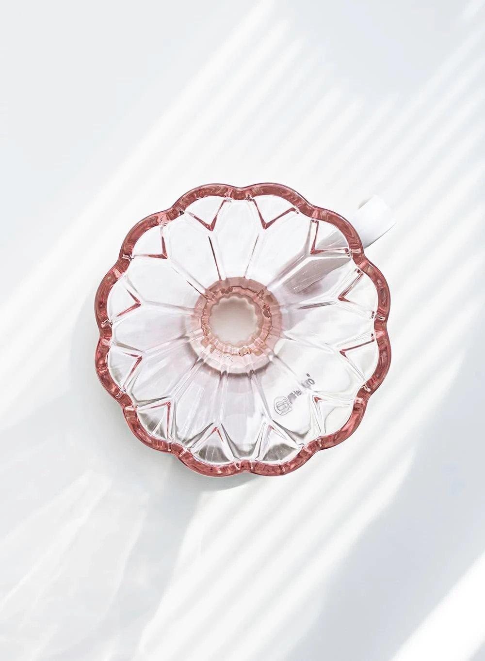 HERO Petal Glass Coffee Dripper V60 Barista Pour Over Hand Drip Brewer Blue 7 HERO Petal Glass Coffee Dripper V60 Barista Pour Over Hand Drip Brewer Blue - Image 5