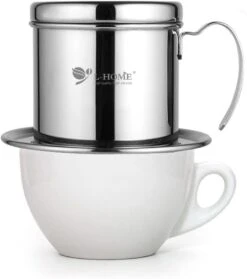 Coffee Maker Pot, Stainless Steel Vietnamese Coffee Drip Filter Maker Single Cup Coffee Drip Brewer - Portable For Home Kitchen Office Outdoor Use - Best Gift Choice For Baristas And Coffee Lovers -Small Appliance Store 51HbqMNbUhL. AC SL1000