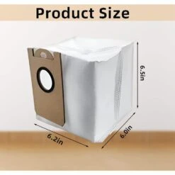 6 Pack 3.5L Vacuum Bags For IHome AutoVac Nova IHRV6-BLK Self Empty, For Laresar L6 Pro, For Honiture Q6 Pro, For AIRROBO T10+, For Neabot N2 Robot Vacuum Cleaner Replacement 6 Dust Bags 13 6 Pack 3.5L Vacuum Bags For IHome AutoVac Nova IHRV6-BLK Self Empty, For Laresar L6 Pro, For Honiture Q6 Pro, For AIRROBO T10+, For Neabot N2 Robot Vacuum Cleaner Replacement 6 Dust Bags -Small Appliance Store 51J8SWmomNL. AC US1000