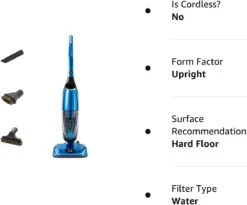 Quantum X Upright Water Filter Vacuum — The Best Bagless Household Vac Cleaner With Water & MicroSilver Filtration To Clean Wet & Dry Messes - Pet, Dog Hair & Toddler Spills On Carpet & Hardwood Floor 17 Quantum X Upright Water Filter Vacuum — The Best Bagless Household Vac Cleaner With Water & MicroSilver Filtration To Clean Wet & Dry Messes - Pet, Dog Hair & Toddler Spills On Carpet & Hardwood Floor -Small Appliance Store 51NtJcrVYBL. AC SL1500