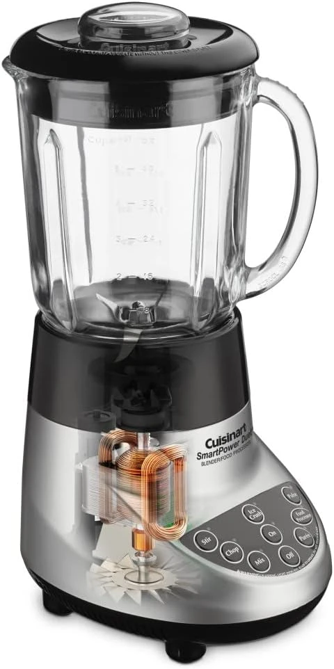 Cuisinart BFP-703BC Smart Power Duet Blender/Food Processor, Brushed Chrome, 3 Cup, Count Of 6 5 Cuisinart BFP-703BC Smart Power Duet Blender/Food Processor, Brushed Chrome, 3 Cup, Count Of 6 - Image 3