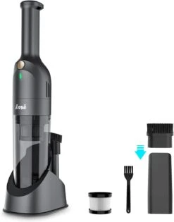 INSE H1 Handheld Vacuum Cordless, Rechargeable Portable Car Vacuum With 30 Mins Runtime, Ultra-Lightweight Mini Hand Vacuum With Powerful Suction For Car Home Office Corners Quick Cleanups