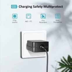 KFD 19V Robotic Vacuum Cleaner Adapter Charger For ECOVACS DEEBOT N79 N79S DN622-DN79,Anker RoboVac 10 T2100,Eufy RoboVac 11 11S 12 15C 30C 35C Pure Clean PUCRC25 Coredy R300 R580 Power Supply Cord -Small Appliance Store 51XvimBFTdL. AC SL1000