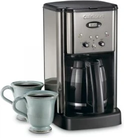 Cuisinart DCC1200 Brew Central 12 Cup Programmable Coffeemaker Silver Bundle With 1 YR CPS Enhanced Protection Pack -Small Appliance Store 51aevyLdmGS. AC SL1000