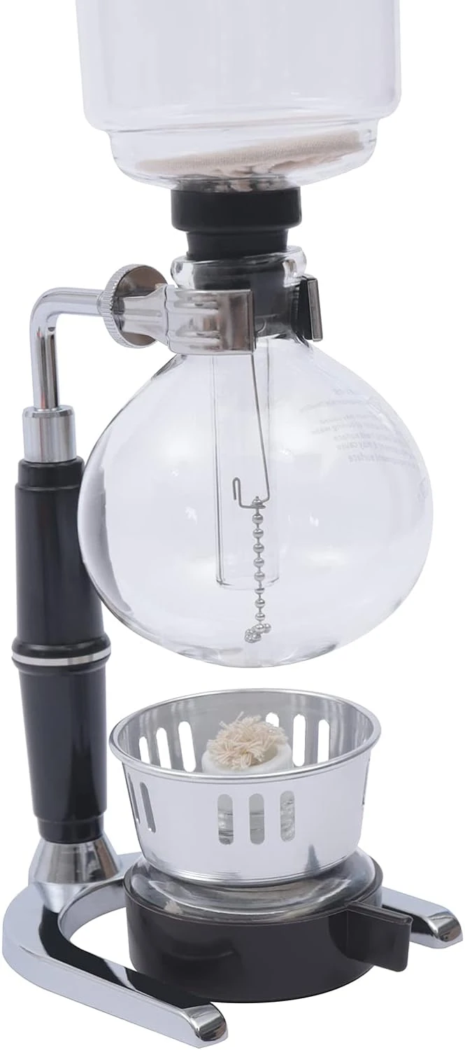 Siphon Coffee Maker, Luxury Royal Family Balance Syphon Coffee Maker Siphon Brewer Elegant Design Retro-Style Coffee Maker Japanese Style Vacuum Glass Siphon Pot, Capacity: 360ml (Type C) 8 Siphon Coffee Maker, Luxury Royal Family Balance Syphon Coffee Maker Siphon Brewer Elegant Design Retro-Style Coffee Maker Japanese Style Vacuum Glass Siphon Pot, Capacity: 360ml (Type C) - Image 6