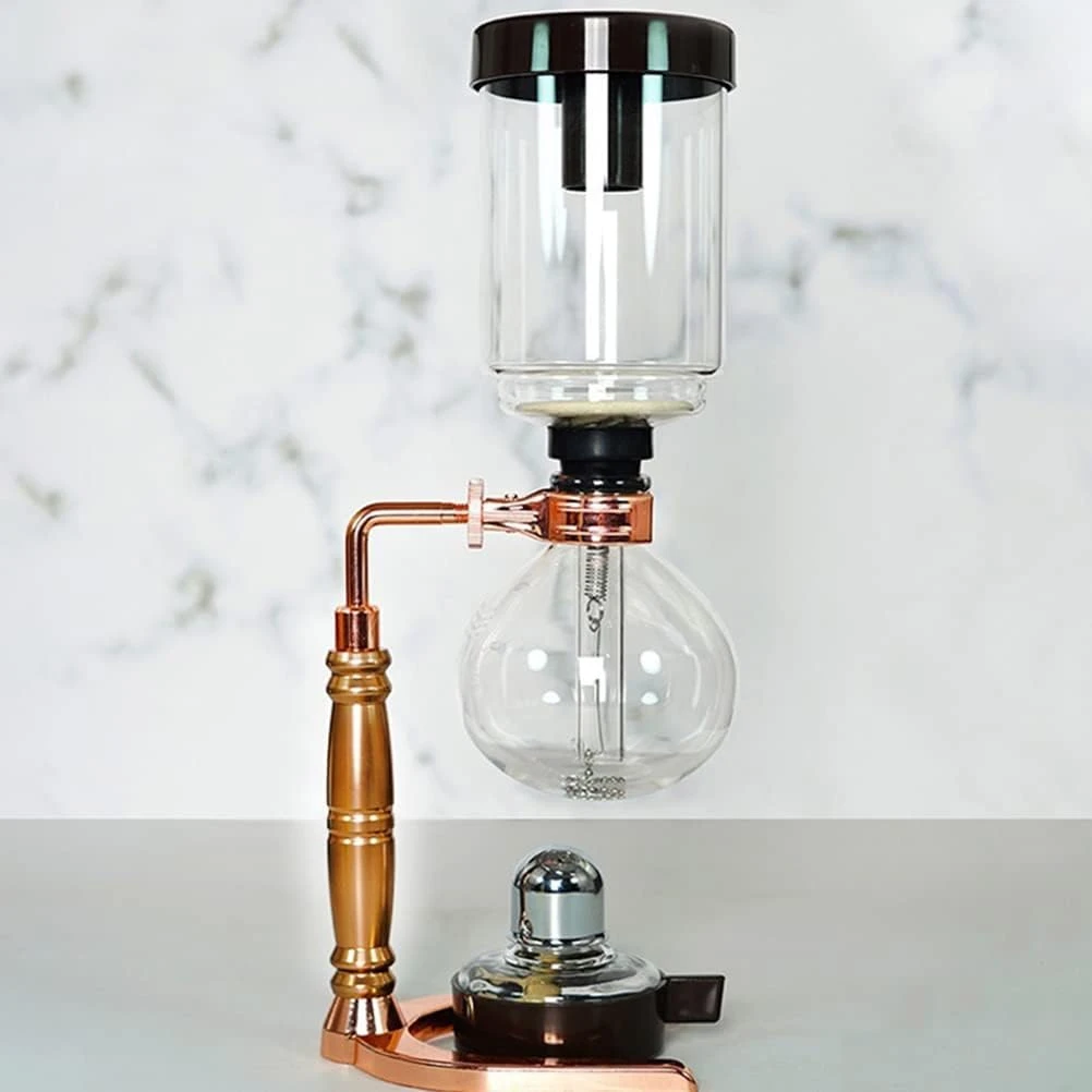 Kekafu 3-Cups Coffee Syphon Coffee Maker Siphon Coffee Maker Siphon Coffee Pot Coffee Machine Filter 3 Cups - 380ml (Rose Gold) 3 Kekafu 3-Cups Coffee Syphon Coffee Maker Siphon Coffee Maker Siphon Coffee Pot Coffee Machine Filter 3 Cups - 380ml (Rose Gold)