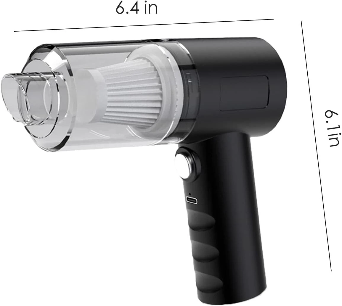 GENERIC Car Vacuum Cleaner, Cordless Handheld Vacuum Cleaner 120W Powerful Suction Small Mini Dusts Buster With USB Portable Vacuum Cleaner 9 GENERIC Car Vacuum Cleaner, Cordless Handheld Vacuum Cleaner 120W Powerful Suction Small Mini Dusts Buster With USB Portable Vacuum Cleaner - Image 7