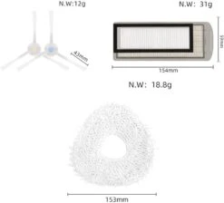 4 Pack Replacement Mop Pads Compatible For NARWAL T10 J1 J2 Microfiber Resuable Mop Cloth Robot Vacuum Cleaner Accessories 11 4 Pack Replacement Mop Pads Compatible For NARWAL T10 J1 J2 Microfiber Resuable Mop Cloth Robot Vacuum Cleaner Accessories -Small Appliance Store 51fdy7TAvML. AC SL1500