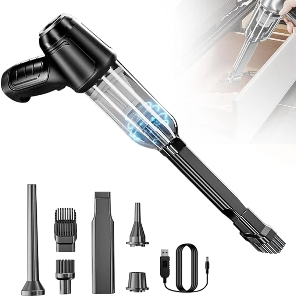 ROWPOZ Car Vacuum Cleaner High Power, 9000PA Strong Suction Wireless Handheld Car Vacuum Cleaner, Handheld Vacuum Cordless Rechargeable Portable Mini Vacuum For Car, Home, Office, Pet Hair Cleaning 3 ROWPOZ Car Vacuum Cleaner High Power, 9000PA Strong Suction Wireless Handheld Car Vacuum Cleaner, Handheld Vacuum Cordless Rechargeable Portable Mini Vacuum For Car, Home, Office, Pet Hair Cleaning