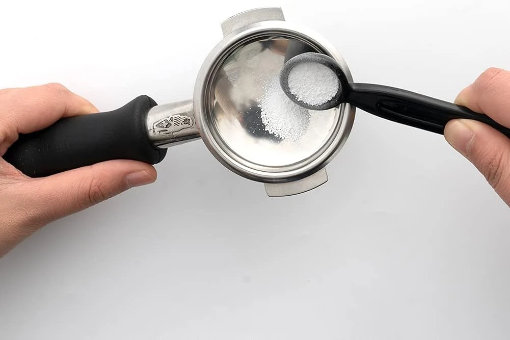 Watchget Coffee Machine Cleaning Set,1Piece Coffee Machine Brush With Spoon And 1 Piece 58mm Stainless Steel Backflush Insert, Metal Blind Filter For Espresso Machine 6 Watchget Coffee Machine Cleaning Set,1Piece Coffee Machine Brush With Spoon And 1 Piece 58mm Stainless Steel Backflush Insert, Metal Blind Filter For Espresso Machine - Image 4