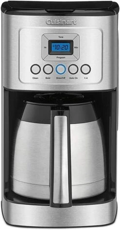 Cuisinart DCC-3400 12 Cup Programmable Stainless Steel Thermal Coffee Maker With Thermal Carafe Bundle Including Permanent Filter And 1 YR CPS Enhanced Protection Pack -Small Appliance Store 51nRhd feCS. AC SL1000