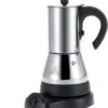 Electric Coffee Maker, Stainless Steel Espresso And Cappuccino Machine Stainless Steel Mocha Pot Coffee Maker (300ml)