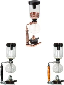 Idkska Japanese Style Siphon Coffee Maker Tea Siphon Pot Vacuum Coffeemaker Glass Type Coffee Machine Filter 3Cups -Small Appliance Store 51uI1kDNjxL. AC SL1024 1