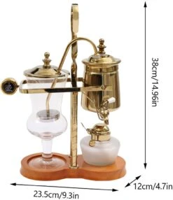 LOYALHEARTDY Belgian Luxury Syphon Coffee Machine Gold Retro Royal Family Balance Siphon Coffee Maker Siphon Brewer 14 LOYALHEARTDY Belgian Luxury Syphon Coffee Machine Gold Retro Royal Family Balance Siphon Coffee Maker Siphon Brewer -Small Appliance Store 61 MBRhunhL. AC SL1500
