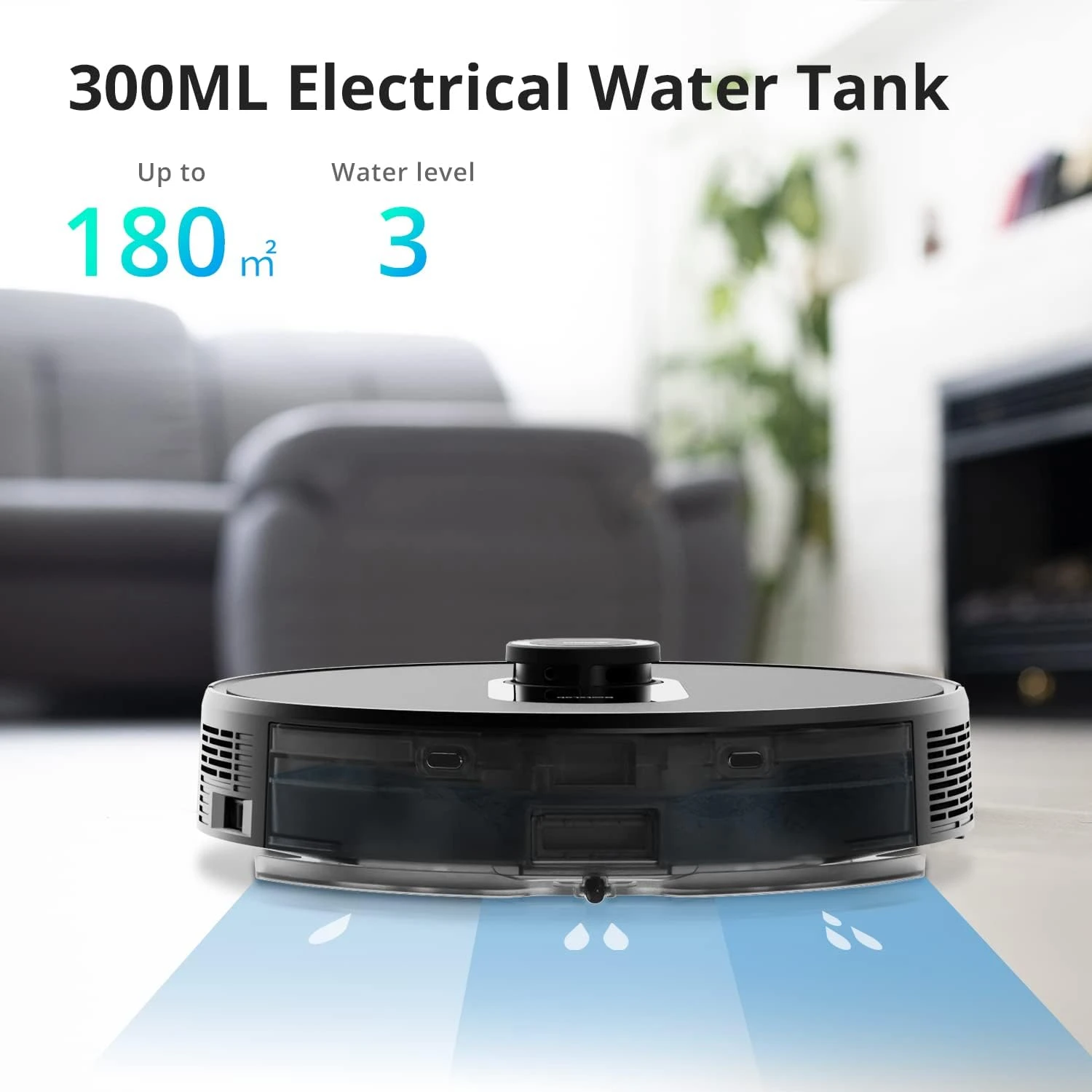 360 S8 Plus Robot Vacuum And Mop Combo, Botslab Self-Empty LIDAR Navigation Smart Mapping Robot, 2700Pa Suction, Carpet Detection, Work With Alexa, WIFI, APP, Ideal For Pet Hair, Hard Floor And Carpet 6 360 S8 Plus Robot Vacuum And Mop Combo, Botslab Self-Empty LIDAR Navigation Smart Mapping Robot, 2700Pa Suction, Carpet Detection, Work With Alexa, WIFI, APP, Ideal For Pet Hair, Hard Floor And Carpet - Image 4
