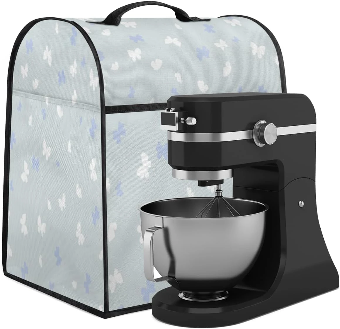 Blue White Butterfly Coffee Machine Dust Cover Beautiful Butterfly Stand Mixer Dust Cover Stand Mixer Cover Waterproof,Easy To Clean,Multi-Pocket 4 Blue White Butterfly Coffee Machine Dust Cover Beautiful Butterfly Stand Mixer Dust Cover Stand Mixer Cover Waterproof,Easy To Clean,Multi-Pocket - Image 2
