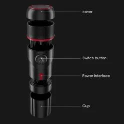 Portable Espresso Machine, USB Electric Coffee Machine And Self Heating Compact Coffee Brewer And Car Cigarette Lighter Power Ply Cable For Home Car Offices Camping Hiking -Small Appliance Store 617 j1GerZL. AC SL1500 1