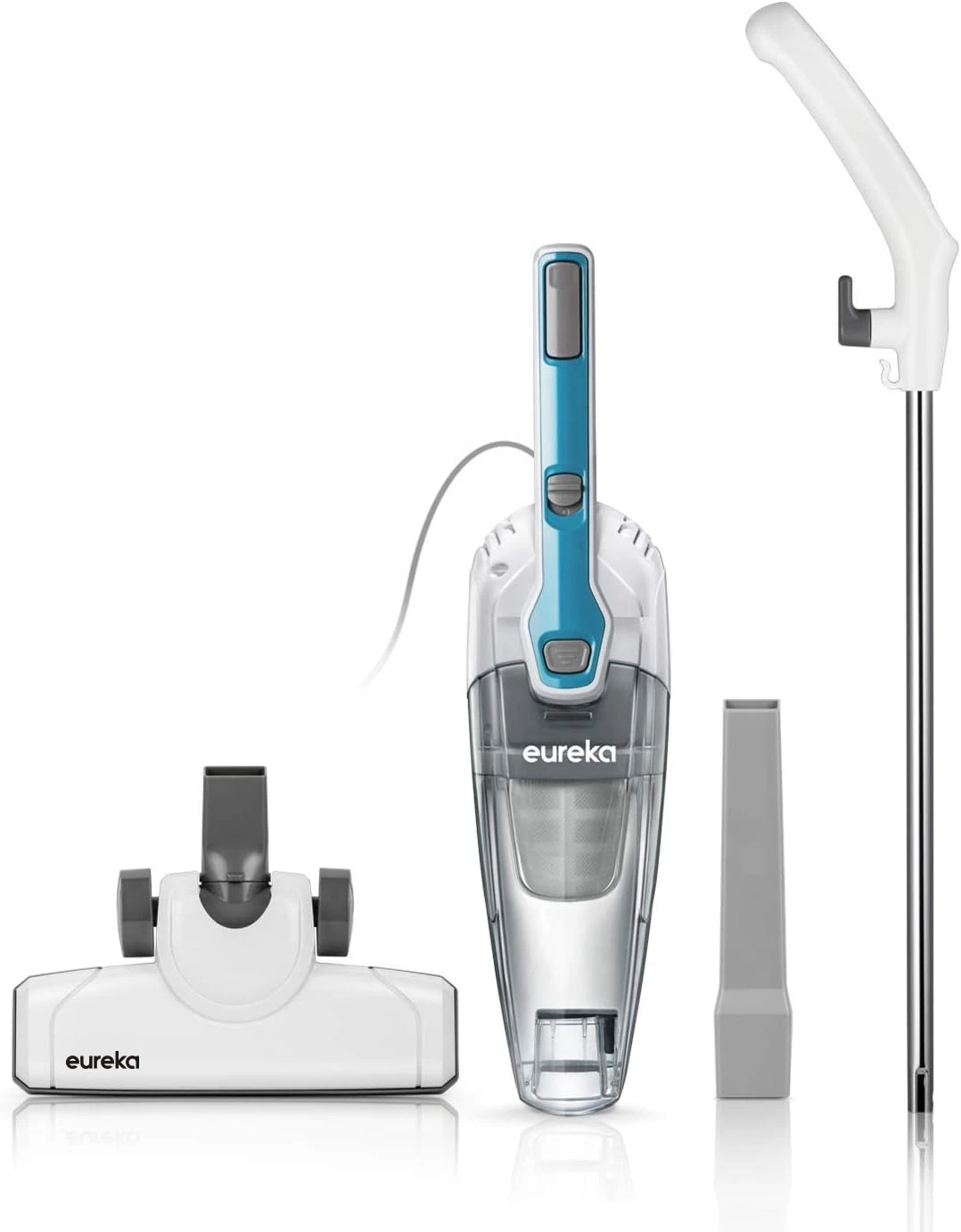 EUREKA NES100 Powerful Suction Convenient Handheld Vac With Filter For Hard Floor, 3-in-1 Vacuum, Aqua Blue 4 EUREKA NES100 Powerful Suction Convenient Handheld Vac With Filter For Hard Floor, 3-in-1 Vacuum, Aqua Blue - Image 2