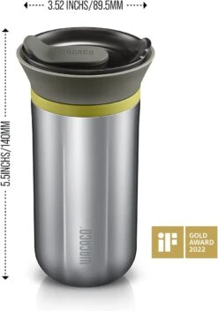 WACACO Cuppamoka Pour-Over Coffee Maker, Portable Drip Coffee Maker With 10 Cone Paper Filters, Manually Operated, Stainless Steel Coffee Brewer, 10 Fl Oz 15 WACACO Cuppamoka Pour-Over Coffee Maker, Portable Drip Coffee Maker With 10 Cone Paper Filters, Manually Operated, Stainless Steel Coffee Brewer, 10 Fl Oz -Small Appliance Store 617Q4z0GeL. AC SL1500