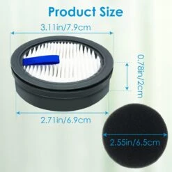 HEPA Filter For Afoddon A200PRO/A200,ORFELD B08/C10A/C10G,Suitable With NEQUARE S12 S25 S26 Series Cordless Vacuum Cleaner High-Density HEPA (4PCS) 10 HEPA Filter For Afoddon A200PRO/A200,ORFELD B08/C10A/C10G,Suitable With NEQUARE S12 S25 S26 Series Cordless Vacuum Cleaner High-Density HEPA (4PCS) -Small Appliance Store 617WETc4FNL. AC SL1200