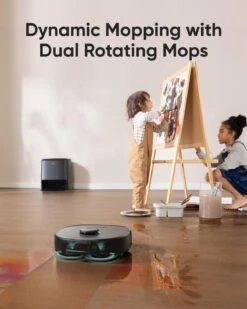 Eufy Clean X9 Pro CleanerBot With MopMaster™ Adaptive Pressure Cleaning, 2 Rotating Mops, Carpet Detection With 12 Mm Auto-Lifting Mops, Auto-Clean Station, 5,500 Pa Suction, And AI Obstacle Avoidance 11 Eufy Clean X9 Pro CleanerBot With MopMaster™ Adaptive Pressure Cleaning, 2 Rotating Mops, Carpet Detection With 12 Mm Auto-Lifting Mops, Auto-Clean Station, 5,500 Pa Suction, And AI Obstacle Avoidance -Small Appliance Store 617nMbnvAfL. AC SL1500