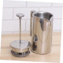 Amosfun 3pcs Insulated Coffee Tumbler Manual Espresso Machine Stainless Steel Tea Kettle Expresso Coffee French Coffee Maker Coffee Pot Double Wall Coffee Mug Stainless Steel Mug Teapot -Small Appliance Store 6186i7P3LeL. AC SL1263