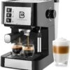 20 Bar Espresso Machine, Compact Espresso Maker With Milk Frother Wand, Professional Espresso Coffee Machine And Cappuccino Machine With 50 Oz Removable Water Tank For Cappuccino, Latte And Barista -Small Appliance Store 618AeRwV98L. AC SL1500