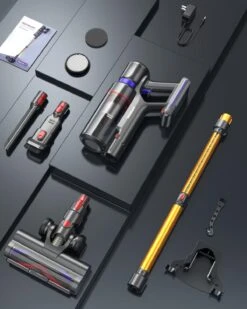 Cordless Vacuum Cleaner, 500W/40Kpa Stick Vacuum Cleaner With Touch Screen, Max 60 Mins Runtime, Anti-Tangle Vacuum Cleaner For Home, 2023 Latest Motor, Wireless Vacuum For Pet Hair/Carpet/Hard Floor -Small Appliance Store 618gsCyZt L. AC SL1500