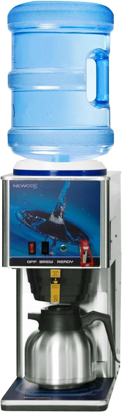Newco KB-TCF Bottled Water Thermal Coffee Brewer W/Faucet 3 Newco KB-TCF Bottled Water Thermal Coffee Brewer W/Faucet