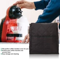 Coffee Maker Dust Cover Stand Mixer Blender Machine Cover With Storage Pocket Soft Cotton Home Appliance Cover Accessories Fit For Most Standard Coffee Maker -Small Appliance Store 61AWvIY8XsL. AC SL1001