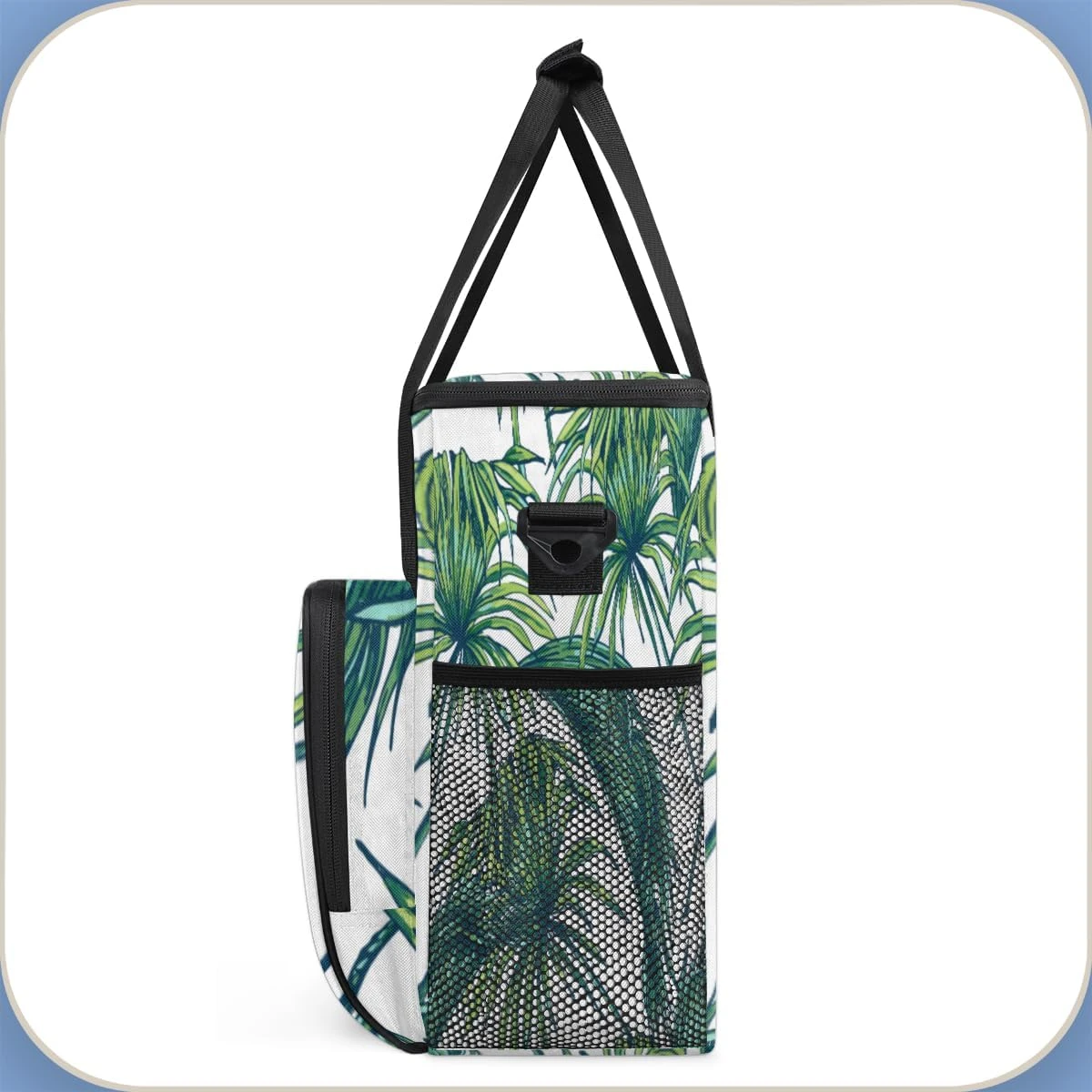 Cfpolar Coffee Maker Carrying Bag Green Leaves Palm Travel Coffee Machine Bag Carrying Organizer Case Portable Single Serve Coffee Brewer Tote Bag Storage Bag For Camping Picnic 7 Cfpolar Coffee Maker Carrying Bag Green Leaves Palm Travel Coffee Machine Bag Carrying Organizer Case Portable Single Serve Coffee Brewer Tote Bag Storage Bag For Camping Picnic - Image 5