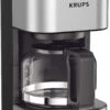 Krups Simply Brew Stainless Steel Drip Coffee Maker 5 Cup 650 Watts Coffee Filter, Drip Free, Dishwasher Safe Pot, Compact Silver And Black -Small Appliance Store 61BtCqptWL. AC SL1500
