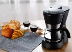 XiVue Filter Coffee Machine Filter Coffee Machine Automatic Drip Budget Small Coffee Pot Small Pod Control Teapot Office Temperature Brew -Small Appliance Store 61CV0vup9pL. AC SL1369