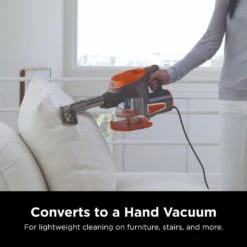 Shark HV301 Rocket Ultra-Light Corded Bagless Vacuum For Carpet And Hard Floor Cleaning With Swivel Steering, Gray/Orange 19 Shark HV301 Rocket Ultra-Light Corded Bagless Vacuum For Carpet And Hard Floor Cleaning With Swivel Steering, Gray/Orange -Small Appliance Store 61Cm2DYbG L. AC SL1090